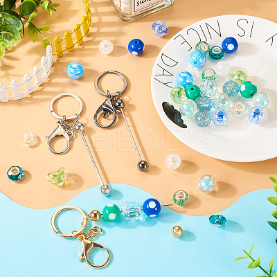 DIY Beadable Keychain Making Kit DIY-TA0006-01-1