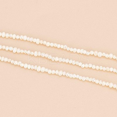 1 Strand Natural Cultured Freshwater Pearl Beads Strands PEAR-NB0001-34-1