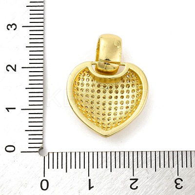 Brass Pendants with Cubic Zirconia KK-D536-04G-1