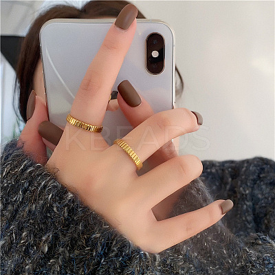 304 Stainless Steel Finger Rings for Women FS-WGDEA2D-05-1