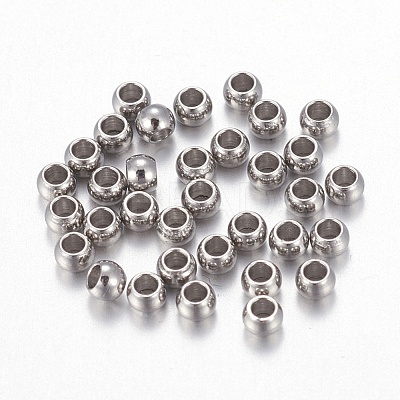 Tarnish Resistant 202 Stainless Steel Beads STAS-F170-07P-B-1