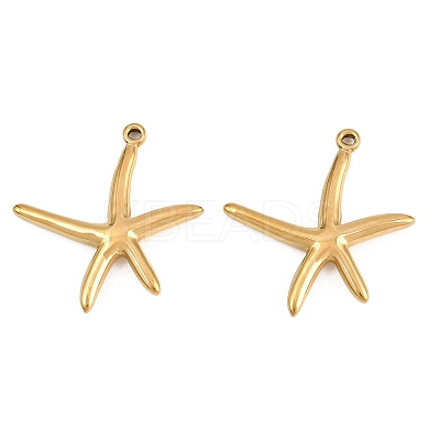 304 Stainless Steel Pendants STAS-L317-01G-1