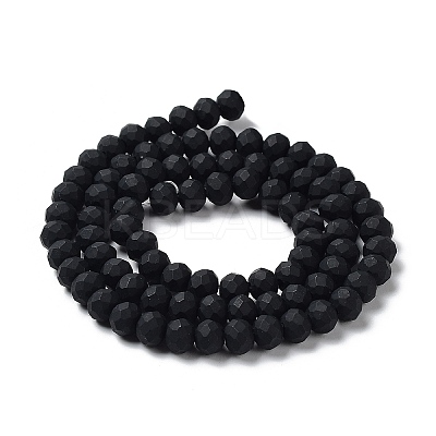 Glass Beads Strands EGLA-A034-P3mm-MD18-1