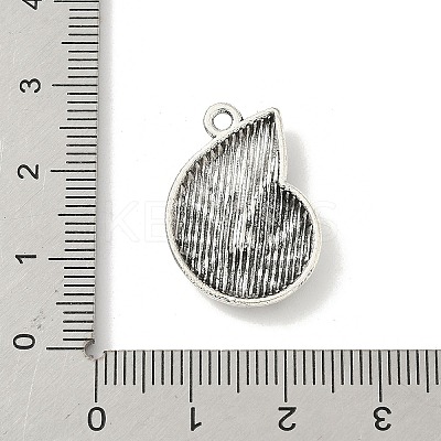 Marine Organism Tibetan Style Alloy Pendants FIND-B050-33AS-09-1