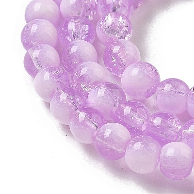 Crackle Glass Beads X1-GLAA-U001-4mm-04-1