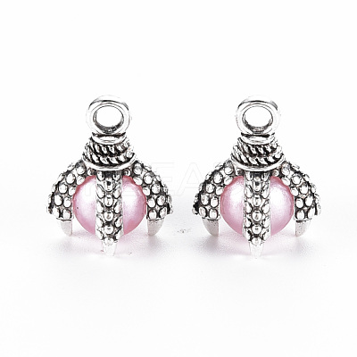 Tibetan Style Alloy Charms PALLOY-S120-249D-RS-1