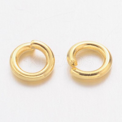 Brass Open Jump Rings X-JRC4MM-G-1