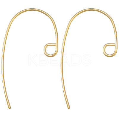 40Pcs Brass Earring Hooks KK-BBC0010-19G-1