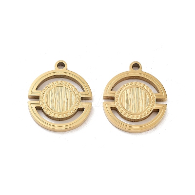 Ion Plating(IP) 304 Stainless Steel Pendants STAS-I309-08G-1