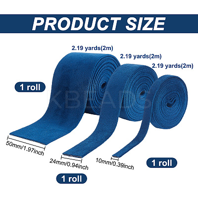 3 Rolls 3 Styles Velvet Ribbon OCOR-BC0005-39A-1