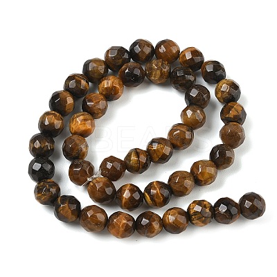 Natural Tiger Eye Beads Strands GG-CBA12F1-A02-10MM-1