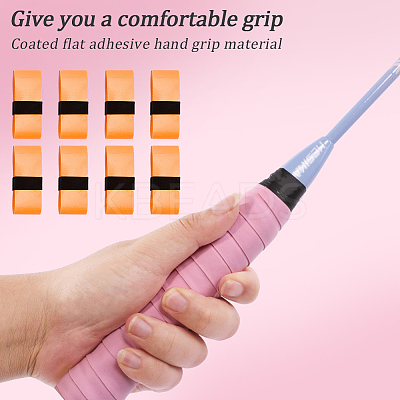 PU Leather Anti-slip Badminton Tennis Racket Grip Tape DIY-SP0005-45C-1