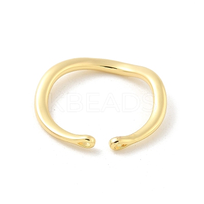Brass Open Cuff Ring Components LS-KK-G518-06G-02-1