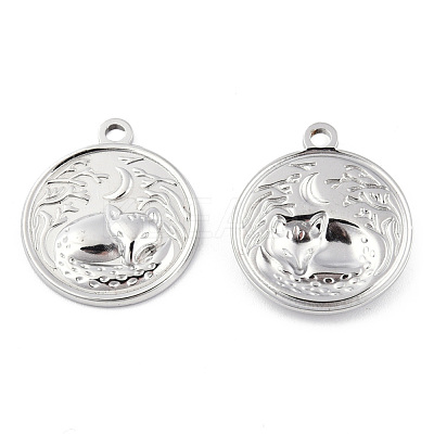 Non-Tarnish 201 Stainless Steel Pendants STAS-N098-142P-1