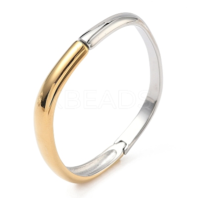 304 Stainless Steel Hinged Bangles BJEW-B158-05G-03-1