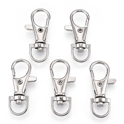 Alloy Swivel Lobster Claw Clasps FIND-T069-01C-P-1