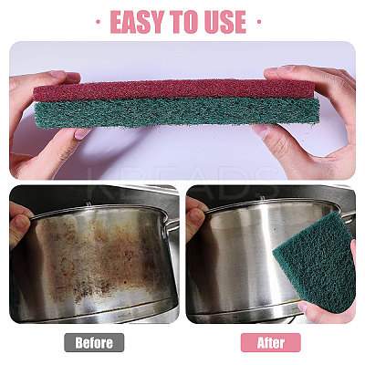 6Pcs 3 Colors Nylon & Emery Cloth FIND-CA0001-52A-1