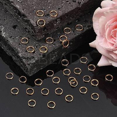 Iron Split Rings JRD8MM-01G-01-NF-1