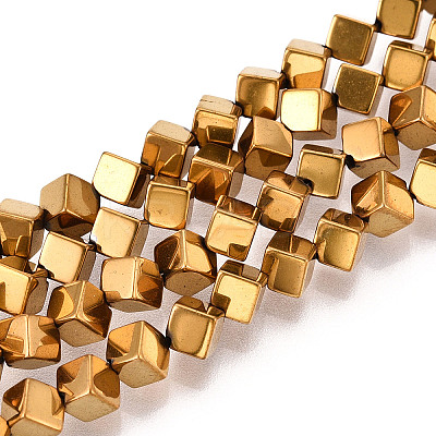 Electroplated Synthetic Non-magnetic Hematite Beads Strands G-T139-62B-1