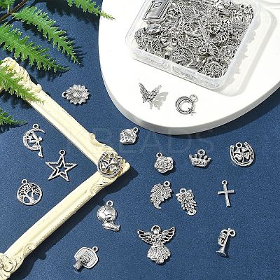 20 Styles Tibetan Style Alloy Pendants FIND-FS0002-72-1