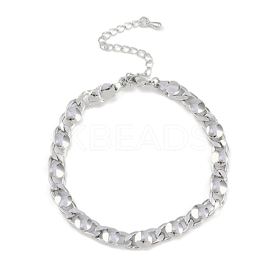 Rack Plating Brass Bracelets for Women BJEW-K244-06A-P-1