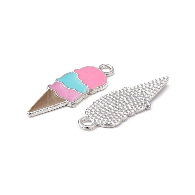 Summer Theme Alloy Enamel Pendants ENAM-YW0002-86P-1