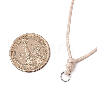 Adjustable Korean Waxed Polyester Cord Necklace Making AJEW-JB01310-02-1