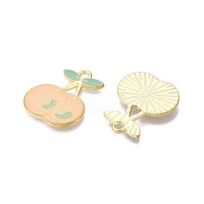 Light Gold Plated Alloy Enamel Pendants LS-PALLOY-N176-25C-RS-1