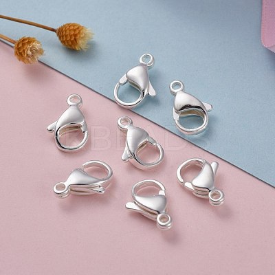 304 Stainless Steel Lobster Claw Clasps X-STAS-E464-21A-S-1