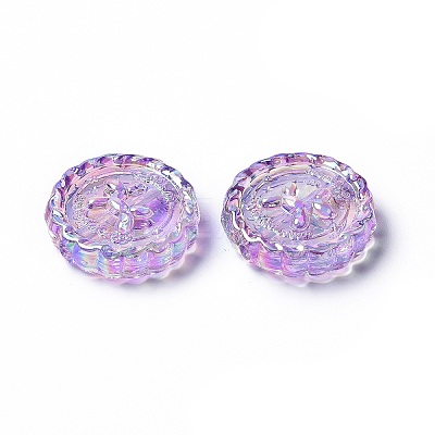 Transparent Acrylic Beads X-TACR-K004-03-1
