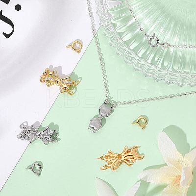 Jewelry Making Findings Claps Kits KK-CA0002-07-1