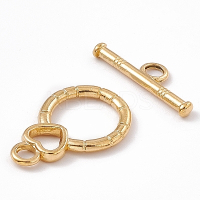 Ion Plating(IP) 304 Stainless Steel Toggle Clasps STAS-G299-01G-1