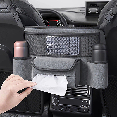 Universal Imitation Leather Car Storage Pocket ABAG-WH0040-07A-1