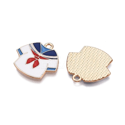 Alloy Enamel Pendants ENAM-T020-85-1