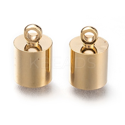 Brass Cord Ends KK-H759-41H-G-1