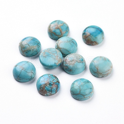 Natural Regalite/Imperial Jasper/Sea Sediment Jasper Cabochons G-G814-06B-1