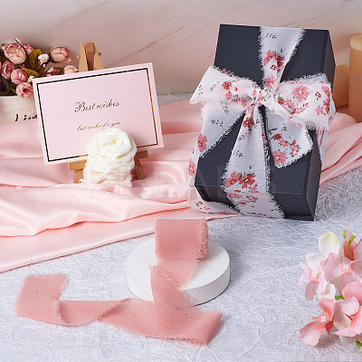 3 Rolls 3 Styles Polyester Printed Ribbons OCOR-TA0001-54-1