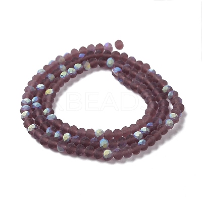 Transparent Glass Beads Strands EGLA-A044-T2mm-MB13-1