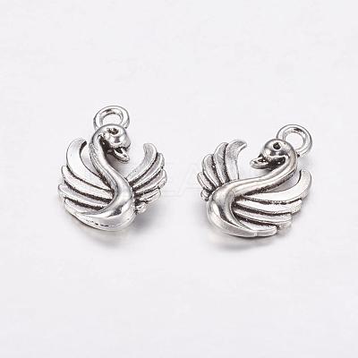 Tibetan Style Alloy Pendants X-TIBEP-E104-AS-1