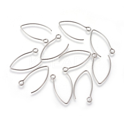 Tarnish Resistant 304 Stainless Steel Earring Hooks STAS-O119-03P-1