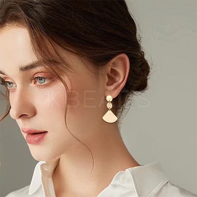 16Pcs 4 Styles Brass Stud Earring Findings KK-BBC0027-78-1