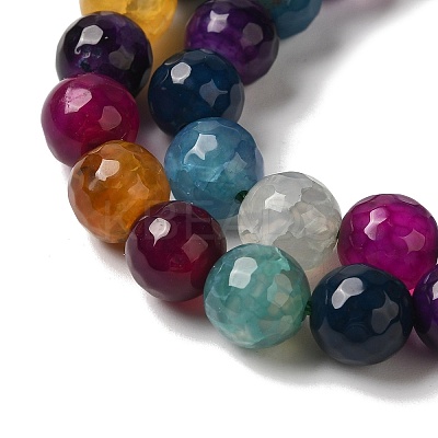 Dyed & Heated Natural Dragon Veins Agate Beads Strands X-G-P539-A01-20-1