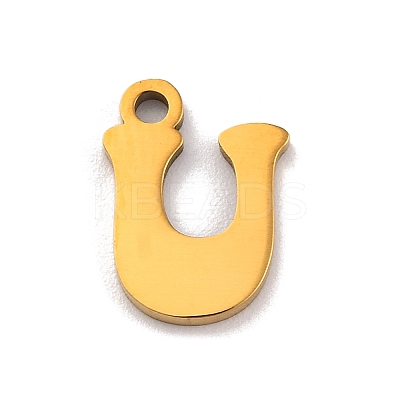 201 Stainless Steel Charms STAS-U016-01G-U-1