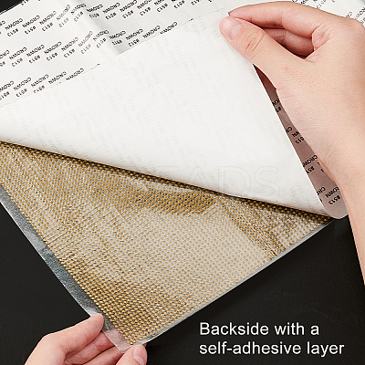 Self Adhesive Glass Rhinestone Glue Sheets RB-BC0001-03C-1
