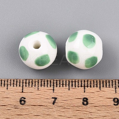 Handmade Porcelain Beads PORC-N009-04C-1