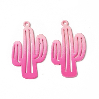 Spray Painted Alloy Charms PALLOY-P291-19M-03-1