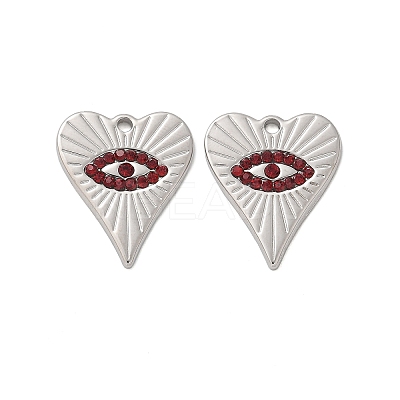 304 Stainless Steel Pendants STAS-L022-109P-03-1