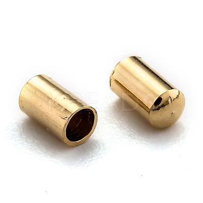 Brass Cord Ends KK-H759-34B-G-1