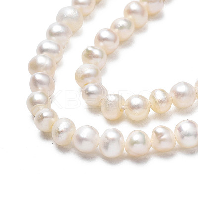Natural Cultured Freshwater Pearl Beads Strands PEAR-N013-02D-1