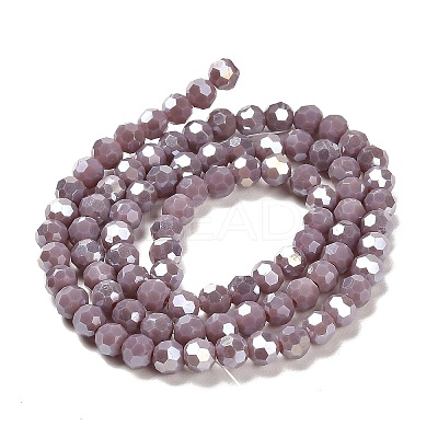 Opaque Glass Beads Stands X-EGLA-A035-P4mm-B11-1